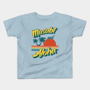 Musubi Aloha Retro Hawaii Kids T-Shirt